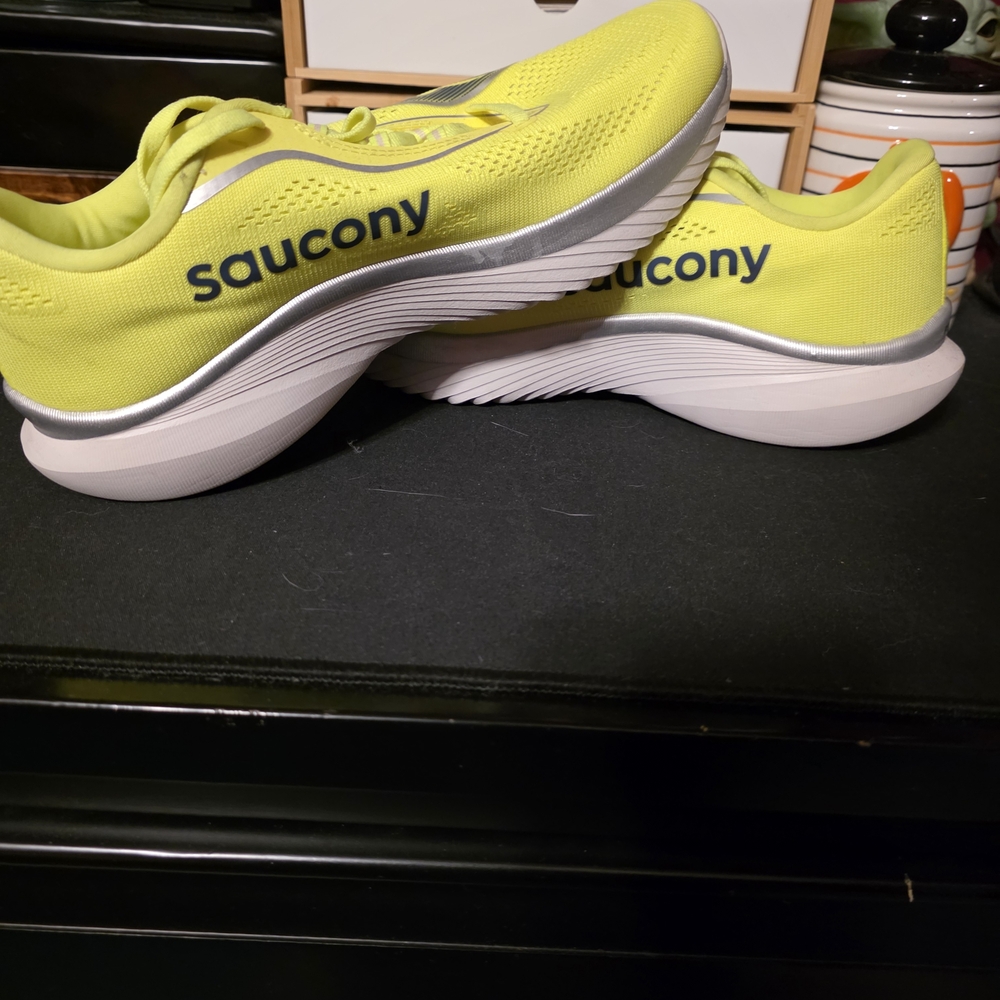 Saucony Bright Yellow Performance Running Shoes, Women's, Size 9.5